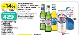 Auchan Peroni Nastro Azzurro vagy Capri sör ajánlat
