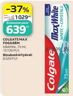 Auchan Colgate Max Fogkrém ajánlat