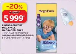 Auchan Libero Comfort Mega Pack nadrágpelenka ajánlat