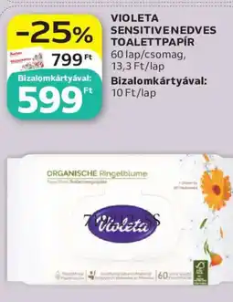 Auchan Violeta Sensitive nedves toalettpapír ajánlat