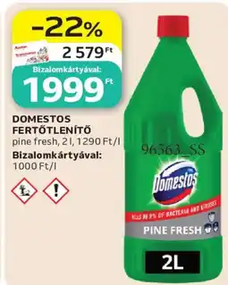 Auchan Domestos fertőtlenítő ajánlat