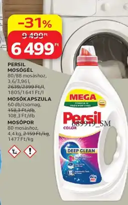 Auchan Persil mosógél, mosókapszula vagy mosópor ajánlat