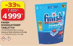 Auchan Finish mosogatógép tabletta ajánlat