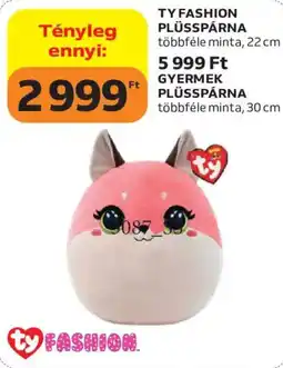 Auchan Ty fashion plüsspárna ajánlat