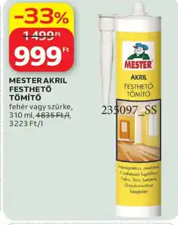 Auchan Mester akril festhető tömítő ajánlat