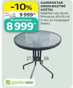 Auchan Gardenstar orion bisztró asztal ajánlat