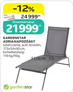 Auchan Gardenstar adria napozóágy ajánlat