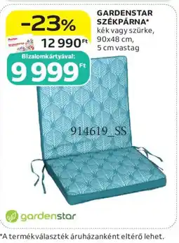 Auchan Gardenstar székpárna ajánlat