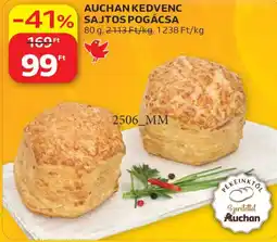 Auchan Auchan Kedvenc sajtos pogácsa ajánlat
