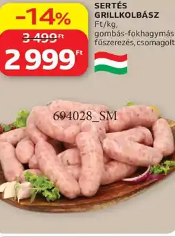 Auchan Sertés grillkolbász ajánlat