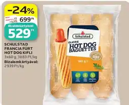 Auchan Schulstad francia fúrt hot dog kifli ajánlat