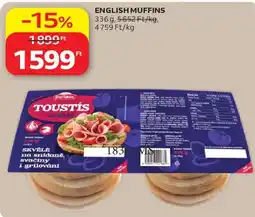Auchan Penam Toustís English Muffins ajánlat