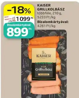 Auchan Kaiser Grillkolbász ajánlat