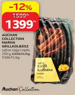 Auchan Auchan Collection Marha grillkolbász ajánlat