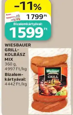 Auchan Wiesbauer Grillkolbász Mix ajánlat
