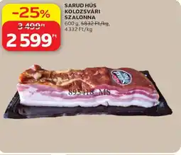 Auchan Sarud Hús Kolozsvári szalonna ajánlat