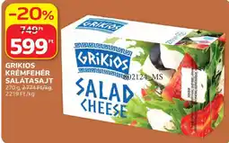 Auchan Grikios krémfehér salátasajt ajánlat