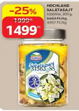 Auchan Hochland salátasajt ajánlat