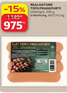 Auchan Realnature tofu frankfurti ajánlat