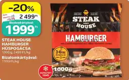 Auchan Steak house hamburger húspogácsa ajánlat
