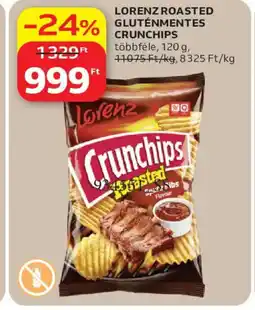 Auchan Lorenz Roasted Gluténmentes Crunchips ajánlat