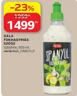 Auchan Gala fokhagymás szósz ajánlat