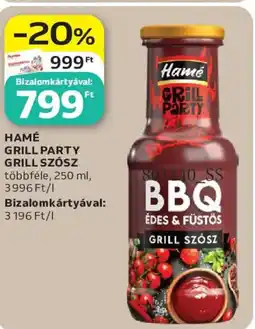 Auchan Hamé Grill Party grill szósz ajánlat