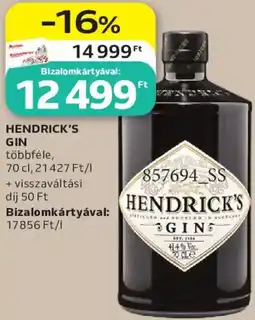 Auchan Hendricks Gin ajánlat