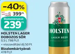 Auchan Holsten lager dobozos sör ajánlat