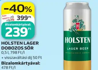 Holsten lager dobozos sör