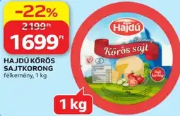 Auchan Hajdú kőrös sajtkorong ajánlat