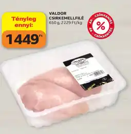 Auchan Valdor csirkemellfilé ajánlat