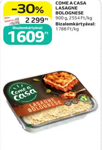 Auchan Come A casa lasagne bolognese ajánlat