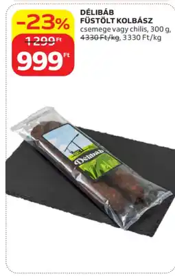 Auchan Délibáb füstölt kolbász ajánlat