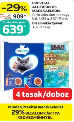 Auchan Prevital alutasakos macskaeledel ajánlat