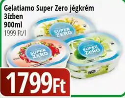 Real Gelatiamo Super Zero jégkrém 3ízben ajánlat