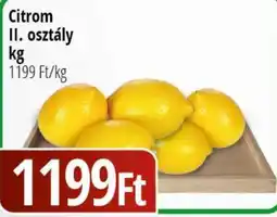 Real Citrom II. osztály ajánlat