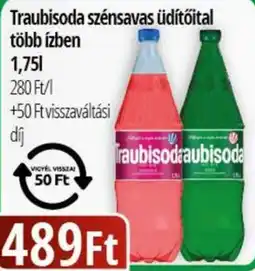 Real Traubisoda szénsavas üdítőital több ízben ajánlat