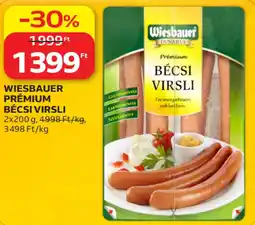 Auchan Wiesbauer Prémium Bécsi Virsli ajánlat