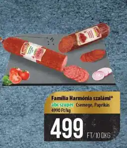 Coop Família Harmónia szalámi ajánlat