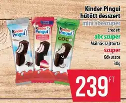 Coop Kinder Pingui hűtött desszert ajánlat