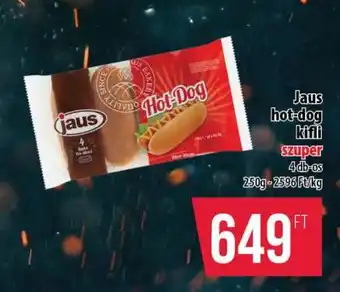 Coop Jaus Hot-dog kifli ajánlat