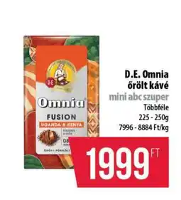 Coop D.E. Omnia őrölt kávé ajánlat