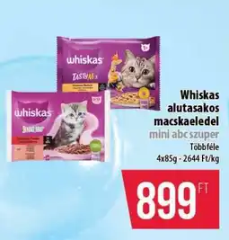 Coop Whiskas alutasakos macskaeledel ajánlat