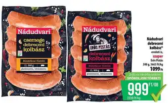 Nádudvari debreceni kolbász