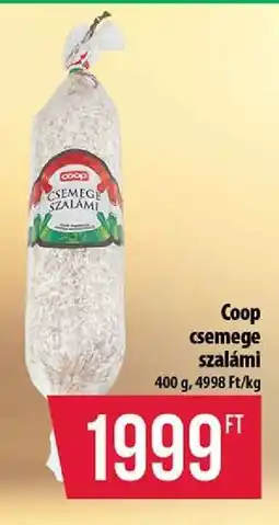 Coop Coop csemege szalámi ajánlat