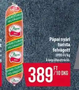 Coop Pápai nyári turista felvágott ajánlat