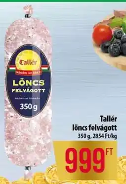 Coop Tallér löncs felvágott ajánlat