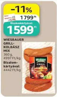 Auchan WIESBAUER GRILL-KOLBÁSZ MIX ajánlat