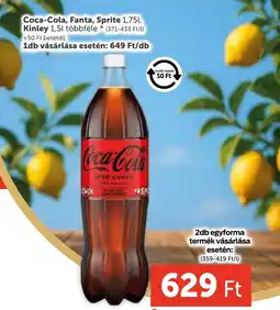 PRIVÁT Coca-Cola, Fanta, Sprite, Kinley ajánlat